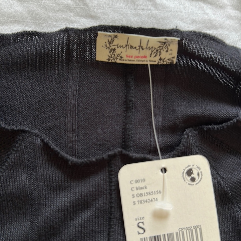 Free people black mock neck long sleeve